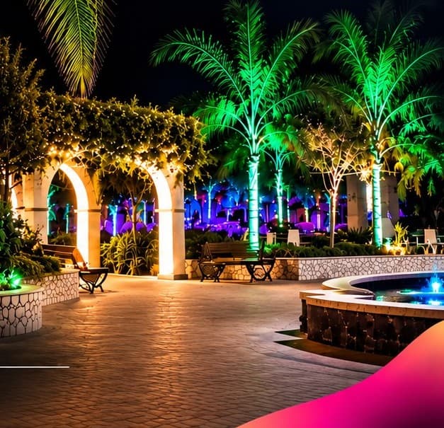 Termas de Río Hondo de noche